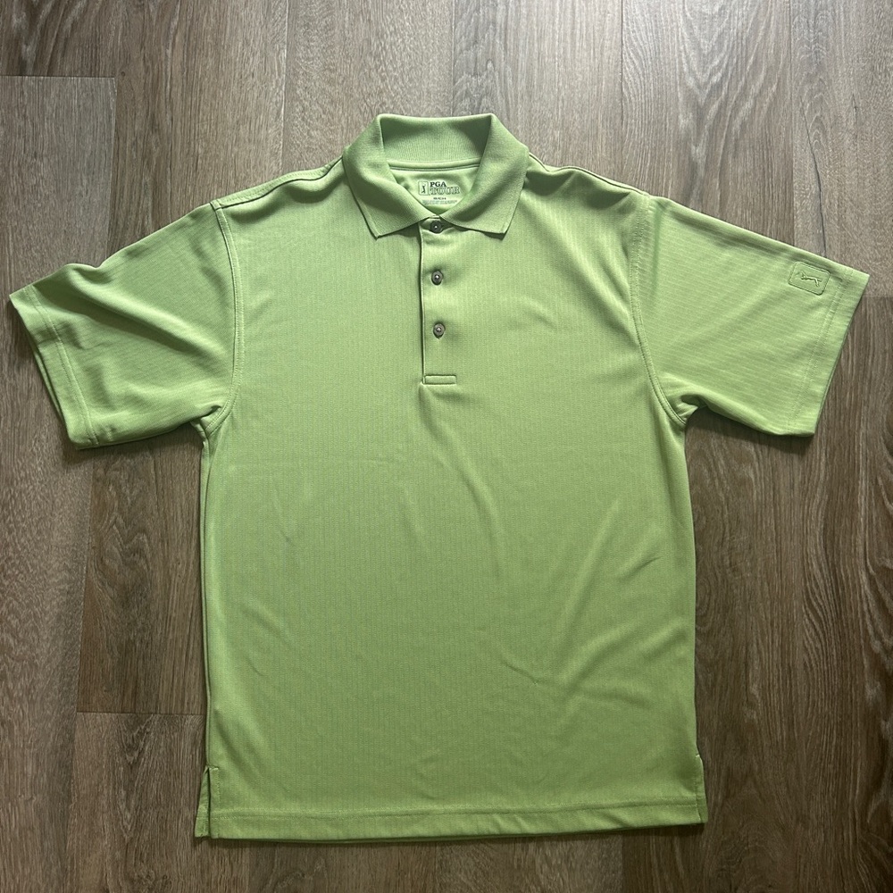 PGA Tour Green Performance Polo Shirt